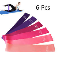 6 Pcs Banda De Resistencia Para Crossfit Ejercicio De Fitness Elasticidad Mínima En Casa Gimnasio Yoga Equipo De Fortalecimiento Muscular - details 0