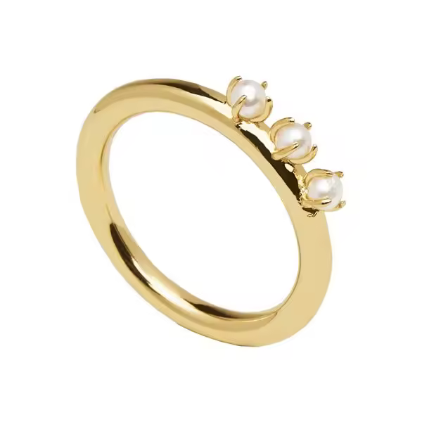 Anillo PDPAOLA Francine en plata chapada AN01-113-14 - 1