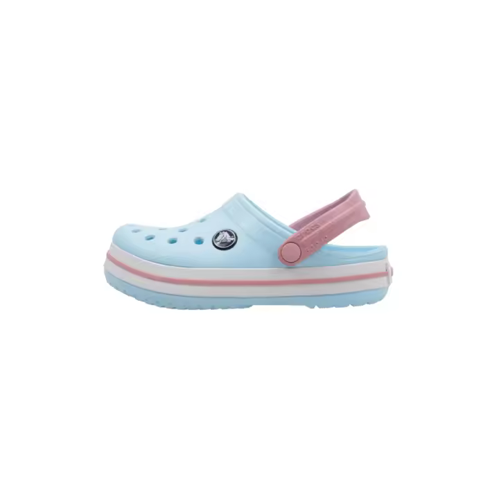 Crocs CROCBAND CLOG K AND T Zuecos Planos Niña Azul - 1