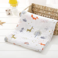 Mantel De Muselina Para Bebé 120x110cm Suave Toalla De Baño Para Recién Nacidos Pañales Envolver Y Cubrir Infante Unisex - details 16