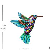 Arte De Hierro Colibrí Herramienta Artesanal Colgante Decoración De Pared Para Jardín Decoración De Hogar Decoración De Pared Para Valla Estilo Rústico Farmhouse - details 5
