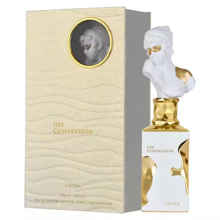 Perfume Árabe Lattafa Her Confession Eau de Parfum 100ml Mujer Original Oriental Especiado Floral Gourmand - 1