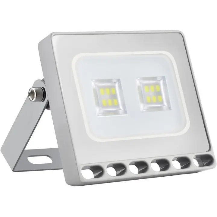 Reflector LED para exteriores de 10 W, reflector LED para exteriores de 800 lm, lámpara LED de seguridad para iluminación exterior impermeable IP66, reflector LED blanco frío de 6500 K, reflector para alumbrado público - 1