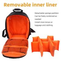 Bolsa De Hombro Para Cámara Multiusos Erilles Impermeable Para Fotos Y Video DSLR Sony Bolsa De Fotografía De Nylon Para Exteriores - details 5