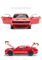 Modelo De Coche De Colección Dodge Challenger Hellcat Vintage Clásico 1:32 Con Sonido Y Luz Juguete De Retroceso Para Niños Regalo Metal - details 4