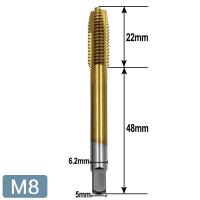 Sujetador De Tornillo Ajustable Con Mango T Rascador De Rosca Manual Herramienta En Forma De T Para Hilo Métrico M3 M4 M5 M6 M8 - details 12