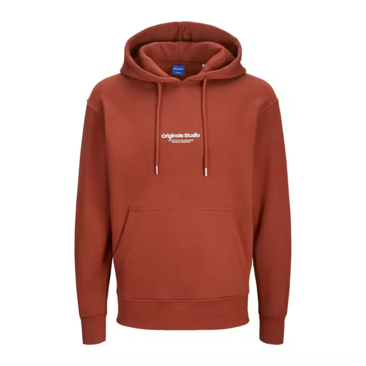 Jack & Jones Hombre sudadera con capucha y bolso frontal Mod JORVESTERBRO SWEAT varios colores  Muy Suave y Cálida Ref 241687 - 1