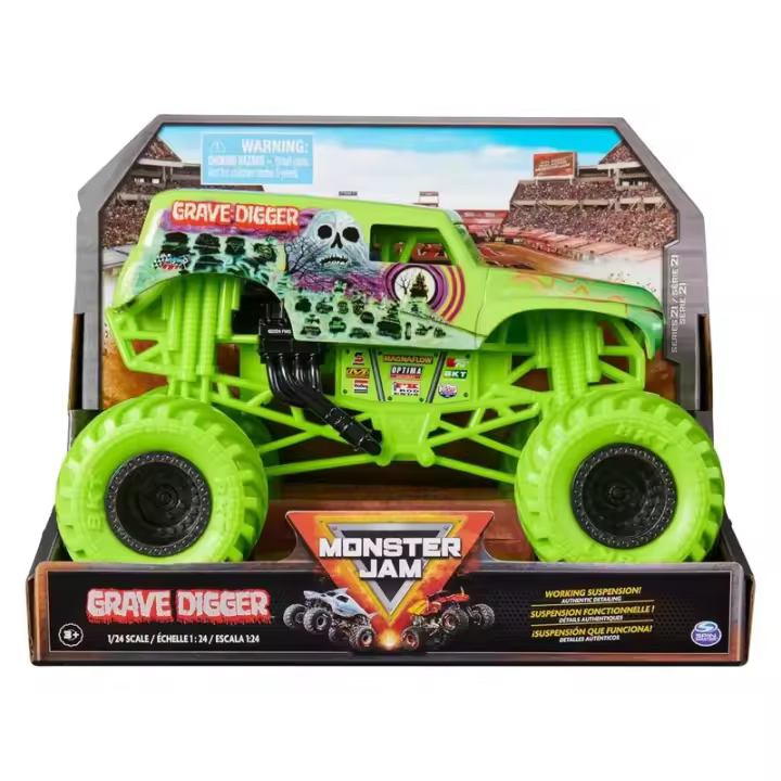 Spin Master Monster Jam Grave Digger Escala 1:24 6069137 - 1