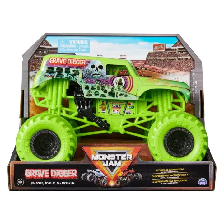 Spin Master Monster Jam Grave Digger Escala 1:24 6069137 - 1