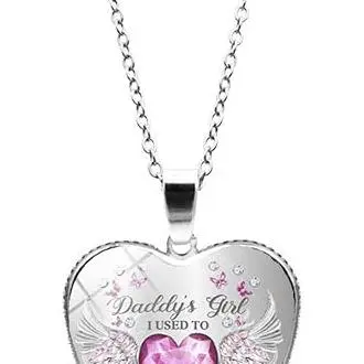 Collar Conmemorativo Solía ser su Ángel Ahora él es mío Neckle Daddy, en memoria de un ser querido - 1
