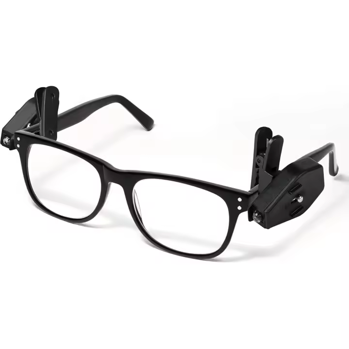 Mini luz de lectura LED para gafas - Clip para gafas LED - Accesorio práctico para leer o concentrarse - 1