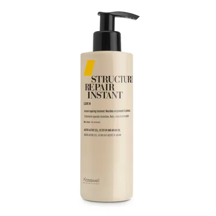 KOSSWELL Tratamiento Reparador Instantaneo INSTANT TREATMENT STRUCTURE REPAIR 250ml - Leave in para cabellos dañados, decolorados o porosos. - 1