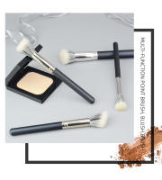 Cepillo De Maquillaje Angulado Para Rostro Pincel De Estilista De Cerdas De Ganso Multiusos Para Blush Polvo Y Contorno - details 11