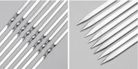 10/20Pcs Brochetas De Barbacoa De Acero Inoxidable Para Exteriores Camping Picnic Herramientas De Cocina Fácil De Limpiar Resistente Al Calor - details 5