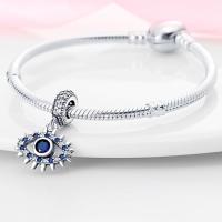 Colgando de pulsera Pandora de Plata Ajustado para pulseras y más. Regalo único para la novia y los hombres. - details 1