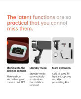 AOCHUAN 3-Axis Handheld Gimbal Stabilizador SmartXE Para Smartphone Compatible Con iPhone Android Con Rastreo De Rostro AI Vlog TikTok - details 18