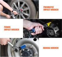 Juego De Destornilladores De Impacto Con Protección De Rueda 1/2 Pulgada Fondo Profundo De 17mm 19mm 21mm 22mm Con Funda De Plástico Para Tornillos De Rosca - details 10