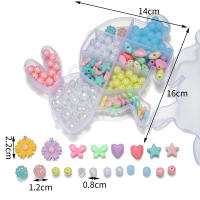 Kit De Manualidades Para Niñas: Encantador Kit De Cuentas De Arcilla Polimérica En Forma De Unicornio Y Conejo Para Crear Pulseras Y Collares Accesorios De Joyería DIY Regalo Divertido - details 8