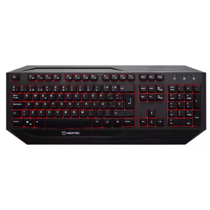Hiditec - GK200 teclado USB QWERTY Negro GKE010000 - 1