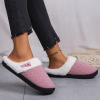 Zapatillas Casuales De Pelo Fluffy Para Mujer Invierno Plush Interior Zapatos De Mujer 2025 Plataforma Calientes Tallas Grandes Pareja Planas - details 17