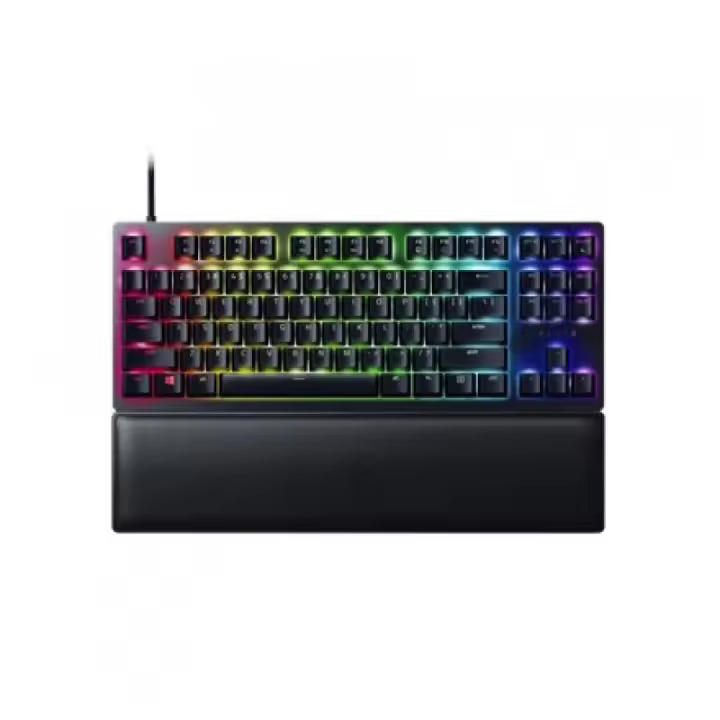 Razer Huntsman V2 Tenkeyless, Optical Gaming Keyboard, RGB LED light, US, Black, Wired, Linear Red Switch - 1