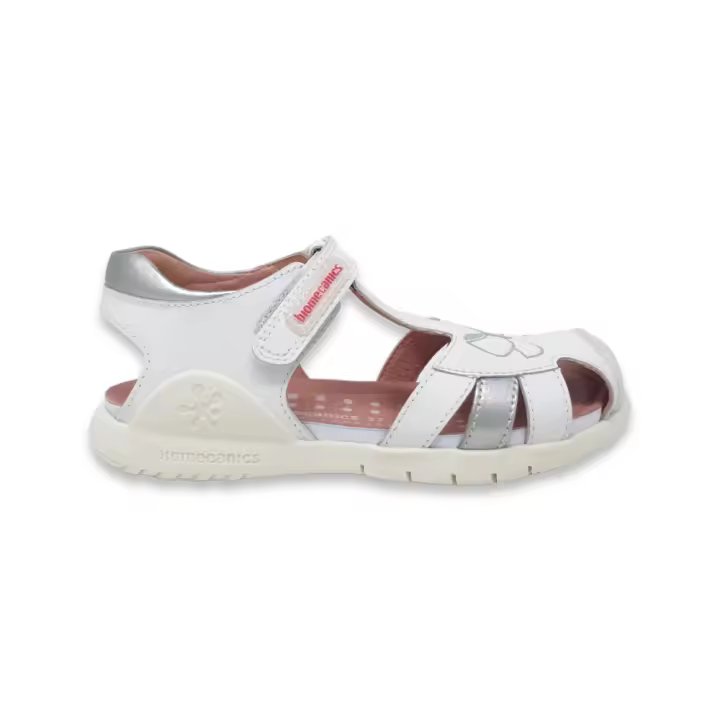 Sandalias marca Biomecanics modelo 232227-B para niña en color blanco - 1
