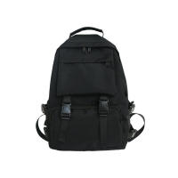 Mochila Estudiantil Negra De Gran Capacidad Estilo Harajuku Casual Para Hombres Y Mujeres Mochila Unisex De Calle Alta Ruta Bolsa De Viaje - details 21