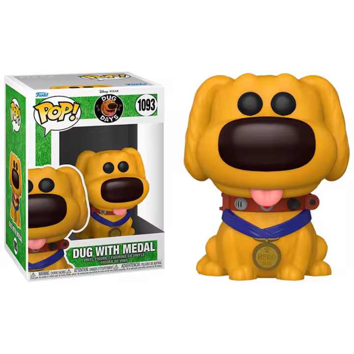 FUNKO POP DISNEY UP DUG DAYS DUG HEROE 57385 - 1