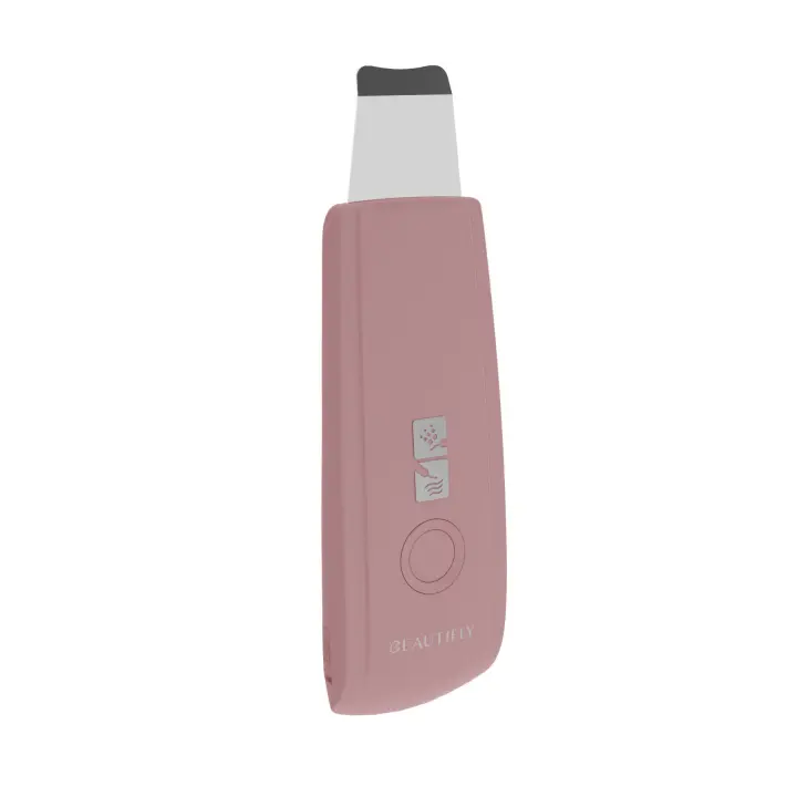 BEAUTIFLY - B-Scrub Peeling Ultrasónico Facial 29kHz – Dispositivo de Limpieza Profunda con Microcorrientes EMS, Iontoforesis, Luz LED Azul/Roja, 5 Modos, Resistente al Agua - 1