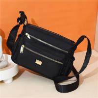 Bolso Cruzado De Mujer En Tela Oxford Simple Bolso De Hombro Multicapa Impermeable Monedero Lady Bolsa De Mano Estilo Fashion - details 11