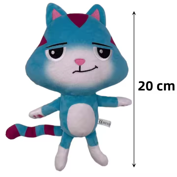 Muñeca De Peluche Gabby Dollhouse Juguete De Dibujos Animados Gato Sonriente Animal De Peluche Abrazo De Gato Para Niñas Regalos De Cumpleaños - 1