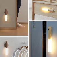 Lámpara De Armario LED Automática Con Sensor De Movimiento Magnética Y USB Recargable Tipo-C Luz Nocturna Para Garage Wardrobe - details 6