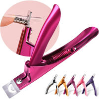 Cortauñas Profesional Acero Inoxidable U Tipo Cortador De Borde De Uñas Acrílicas Herramientas De Manicura Para Dedos - details 0