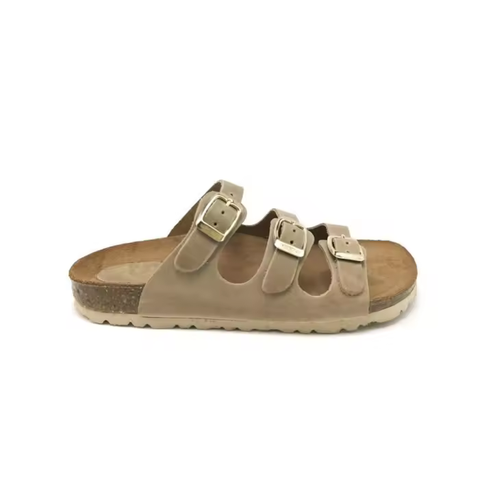 Sandalias Planas Inter-bios 7231 Mujer Kaki - 1