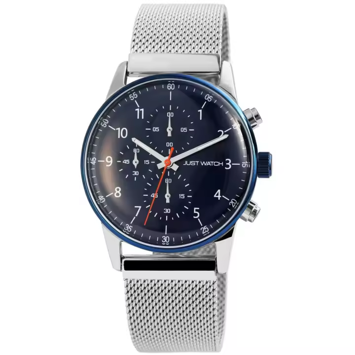 Reloj Just® Hombre com Cronógrafo e Bracelete em Mesh - 1