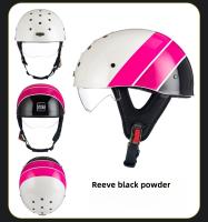 Casco De Motocicleta Retro Mitad Abierta Para Hombres Material ABS De Alta Calidad DOT Protección Respirable Peso 820g - details 9