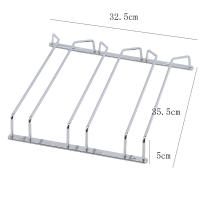 Nueva Organizador De Vajilla De Acero Inoxidable Para Cristales De Vino Rojo Soporte Inverso Para Barra O Pub Alta Calidad Metal - details 31