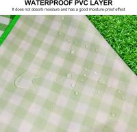 Manta de picnic impermeable de 150x100 cm, colchoneta portátil para acampar al Aire Libre, colchoneta plegable para acampar, colchoneta de Playa, adecuada para Viajes, picnic, camping, Playa. - details 1