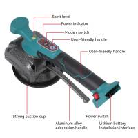 1000W Tiles Tiling Machine 5 Gear Adjustable Efficient Cordless Rechargeable Tile Vibrator Suction Cup Tool 88VF 15000mAh Battery Bubble Leveler Power Tools - details 6