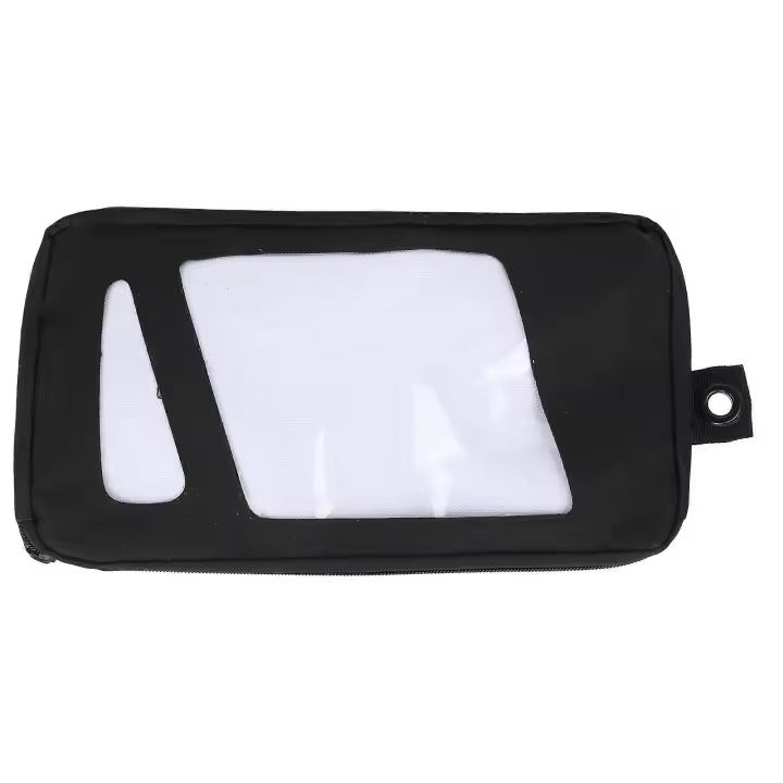 10in Black Surfboard Surf Fin Bolsa de almacenamiento Bolso de lona duradero Accesorios para deportes acuáticos - 1