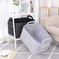 Cesta De Almacenamiento Plegable De Terciopelo Para Ropa Lavandería Estación De Trabajo Gran Capacidad Caja De Almacenamiento De Cosméticos Libros Suministros Estudiar - details 5