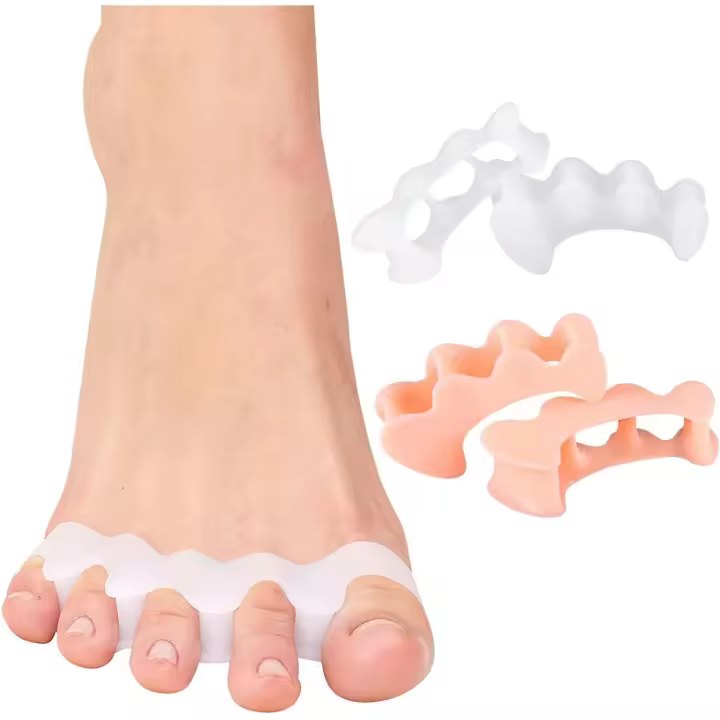 Separador Dados Pie [4X] Silicona Ortopédicos BPA 0% - 1