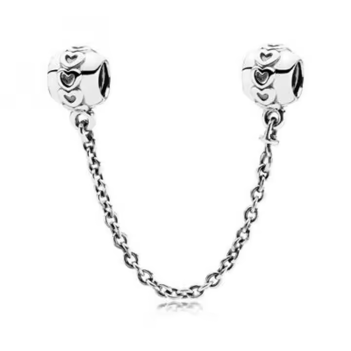 Abalorio Cadena de seguridad PANDORA 791088-05 Mujer Plata Love connection - 1