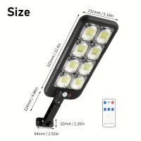 Lámpara De Calle Solar Super Brillante 7000 Lumens Luz De Camino LED COB Impermeable Con Sensor De Movimiento Para Jardín Y Seguridad Exterior Luz Nocturna De Pared - details 1