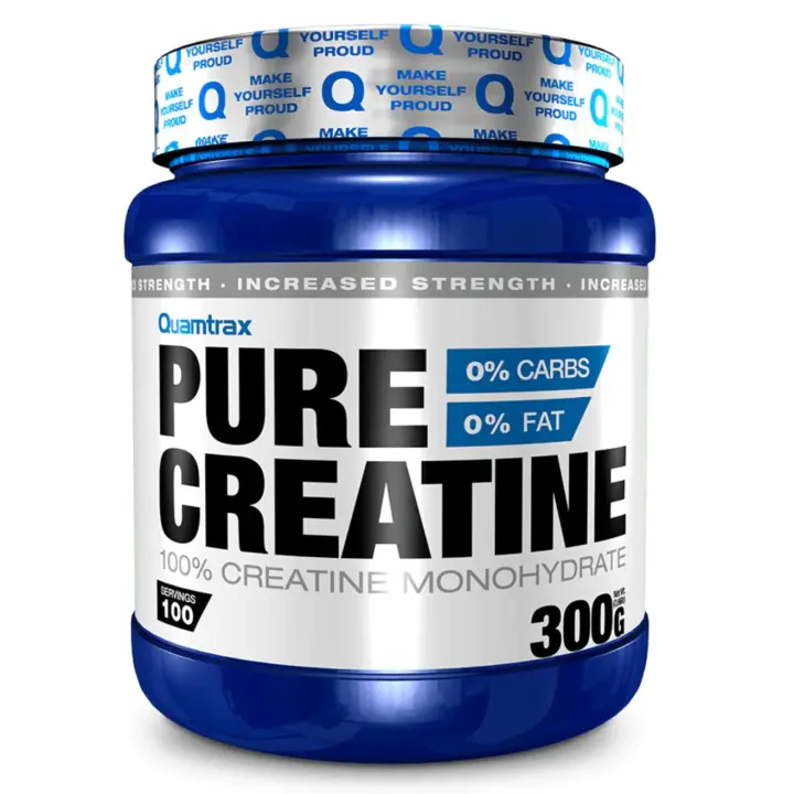 QUAMTRAX - Pure Creatine 300 gr 200 Mesh - Creatina Monohidrato  Ultrapure 200 mesh  tiene un grado de micronizacion de 200 mesh, es decir, 0,075mm, lo cual supone una de las creatinas más puras y finas del mercado - 1