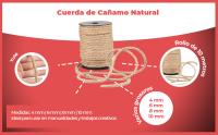 Banner - Cuerda de cañamo natural 10 m