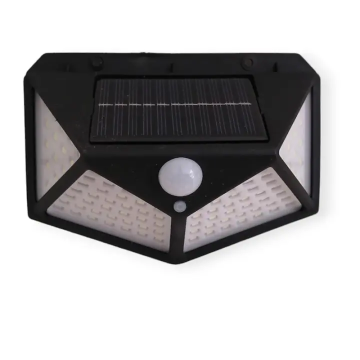 Kmt Style - Lámpara de Solar con Sensor de movimiento resencia 3 Funciones, Luz de Emergencia de Solar  Para Exterior  terrzas, accesos, jardines, balcones - 1