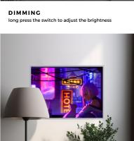 Lámpara De Noche LED Neón Edgerunners Anime Cyberpunk Con Efecto 3D Decoración De Habitación Para Otaku Gamers Luz De Mesa Con 3 Colores Frío Calido Neutro Tamaño 30cm - details 2