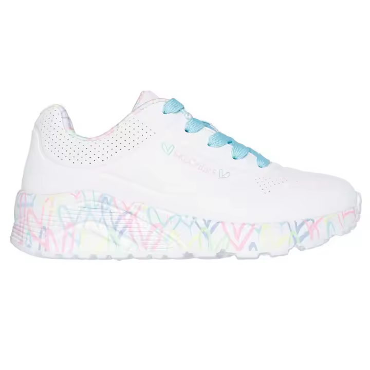 Zapatillas Skechers x JGoldcrown Blanco Corazones Mujer Niña 314976L-WPTQ - 1