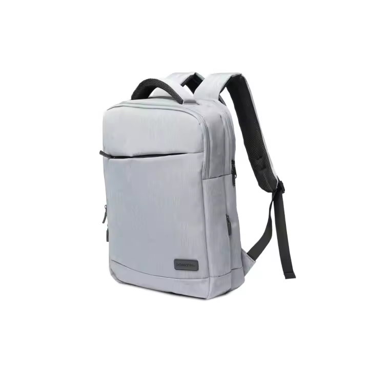 Donkey pc - Maletín ordenador portátil antirrobo de hasta 15.6 Pulgadas con Puerto USB. Mochila compacta de viaje, estudios o trabajo. Mochila funda portátil hombre y mujer. (Gris) - 1
